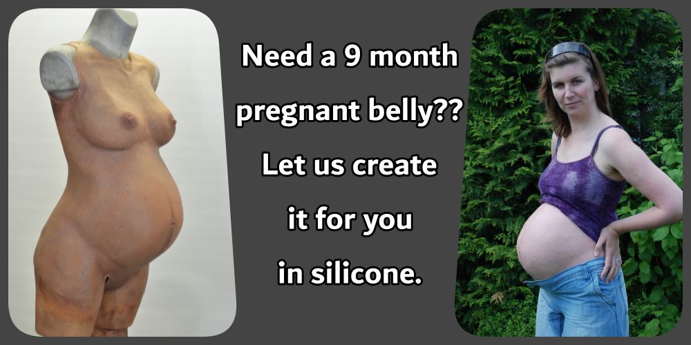 Rental Silicone Pregnant belly, rate/week - Makeup-FX Shop